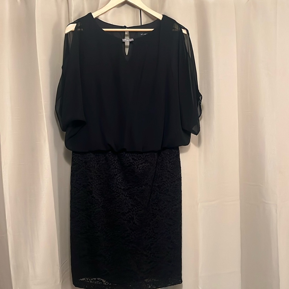 Black cocktail dress